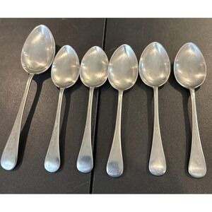 Firth Staybrite Hutton Sheffield Stainless 1 Serving 5 Soup Spoons England